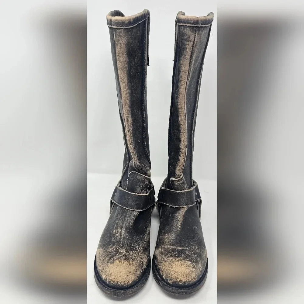 Circle G By Corral P5099  WMNS Distressed Leather Harness Riding Boots Size 5.5 - Picture 8 of 15